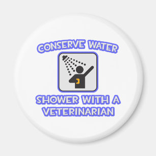 Wasser sparen .. Dusche mit Veterinär Magnet