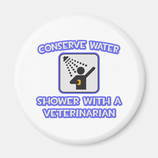 Wasser sparen .. Dusche mit Veterinär Magnet (Vorne)