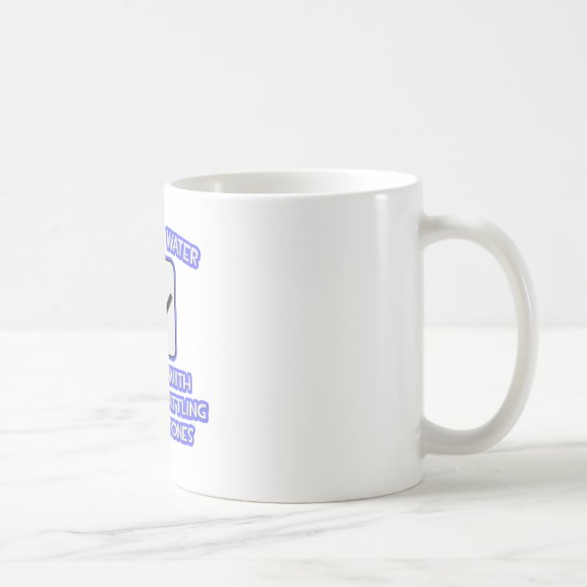 Wasser sparen .. Dusche .. Nierensteine Kaffeetasse (Rechts)