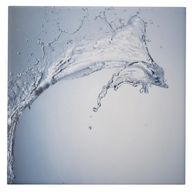 Wasser-Spritzen Fliese (Vorderseite)