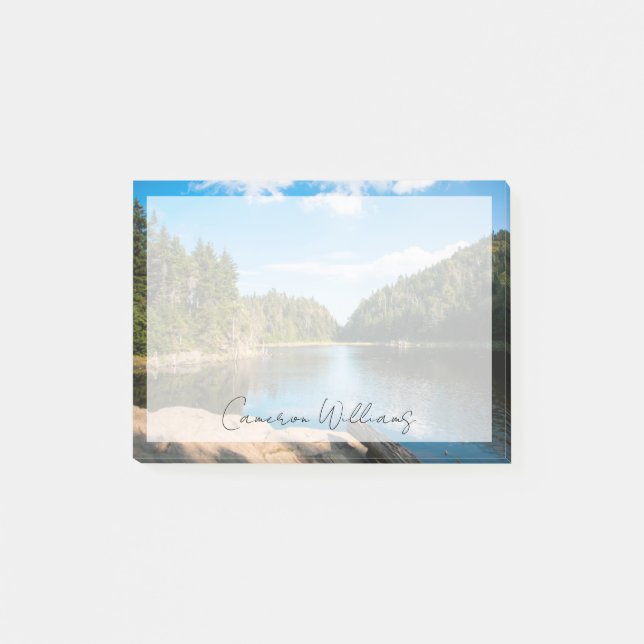 Wasser | Spruce Lake Quebec, Kanada Post-it Klebezettel (Vorderseite)