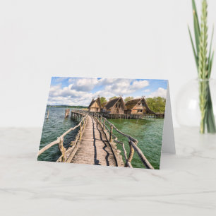 Wasser   Stilhäuser über dem Wasser Karte