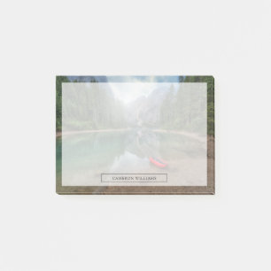 Wasser   Südtiroler See, Italien Post-it Klebezettel