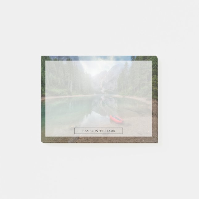 Wasser | Südtiroler See, Italien Post-it Klebezettel (Vorderseite)