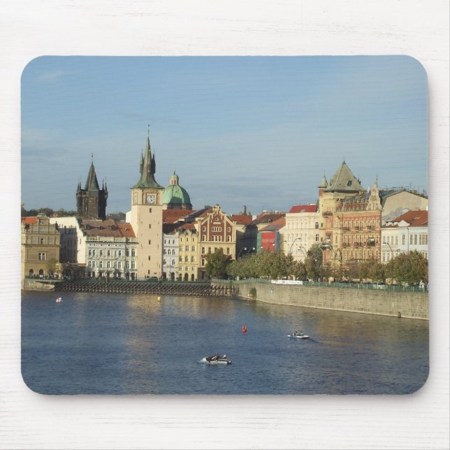 Wasser-Szene Prags Mousepad (Vorne)