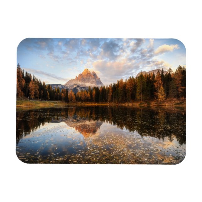 Wasser | Tre Cime Di Lavaredo Italien Magnet (Horizontal)