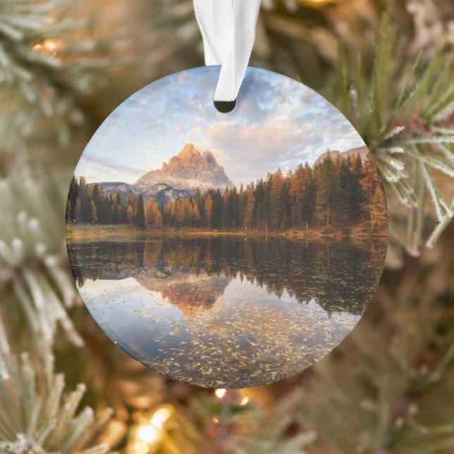 Wasser | Tre Cime Di Lavaredo Italien Ornament (Baum)