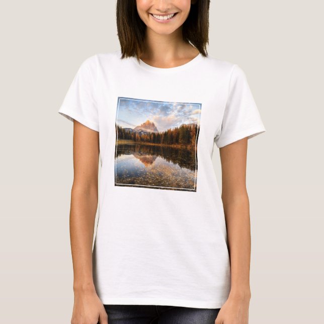 Wasser | Tre Cime Di Lavaredo Italien T-Shirt (Vorderseite)
