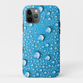 Wasser tropft auf blau ab | Benutzerdefinierter Te iPhone 11 Pro Hülle