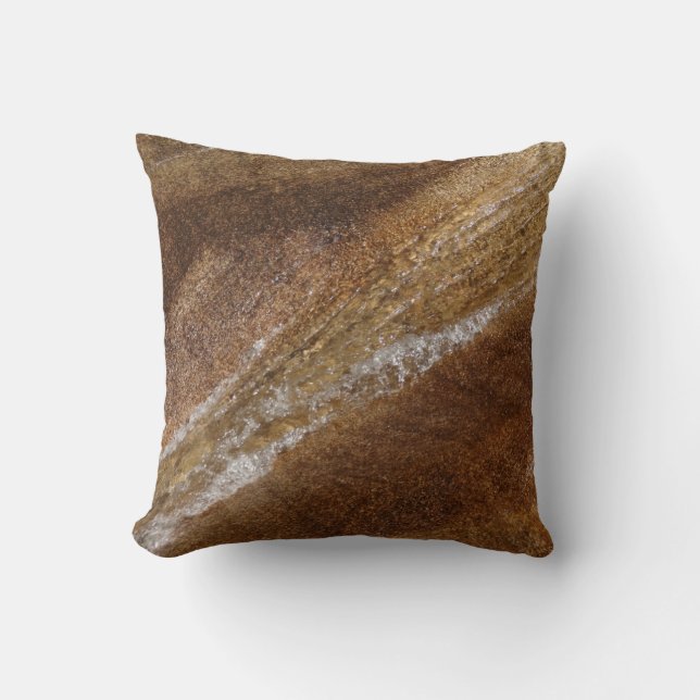 Wasser über Granit auf der Franconia-Ebene Flume Kissen (Vorderseite)