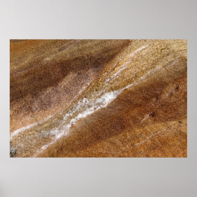 Wasser über Granit auf der Franconia-Ebene Flume Poster (Vorne)