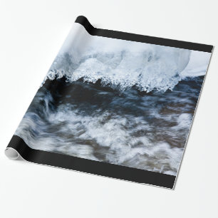 Wasser und Eis Geschenkpapier