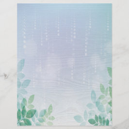 Wasser und Grünflächen Briefbogen