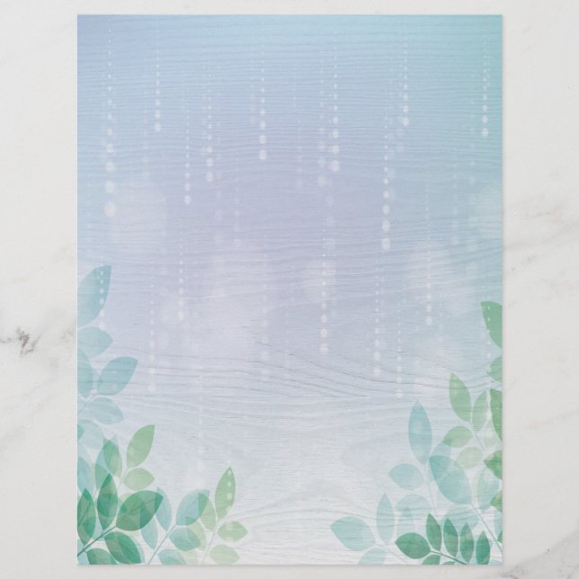 Wasser und Grünflächen Briefbogen (Vorderseite)