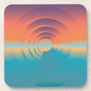 Wasser und Horizont Untersetzer