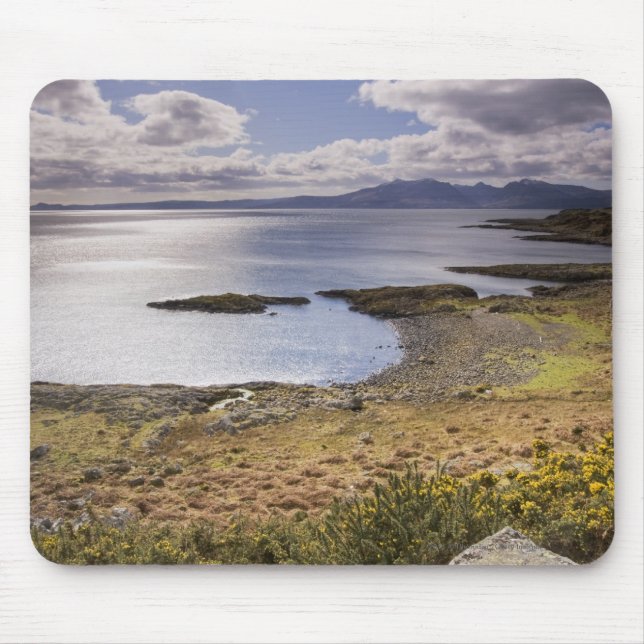 Wasser- und Küstenansicht in hochgebogene Mousepad (Vorne)
