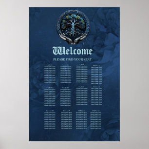 Wasser und Weisheit: Der mystische keltische Baum  Poster