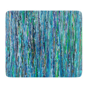 Wasser unter der Brücke 6x7 Glasschneidebrett Schneidebrett