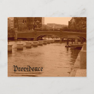 Wasser unter der Brücke Postkarte