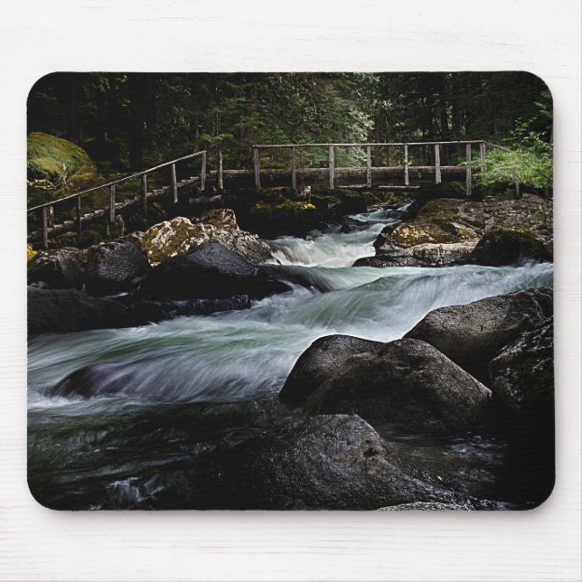 Wasser unter der Brückenmaus Mousepad (Vorne)