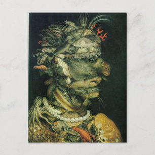 Wasser von Giuseppe Arcimboldo Postkarte