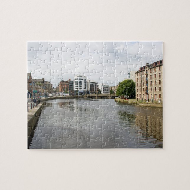 Wasser von Leith Schottland Vereinigtes Königreich Puzzle (Horizontal)