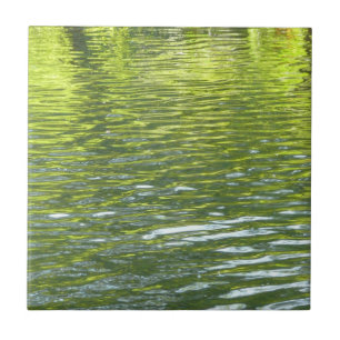 Wasser von Oak Creek Gelb und Grün Naturfoto Fliese