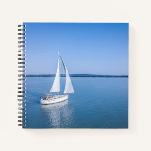 Wasser   Yacht am Plattensee Ungarn Notizbuch