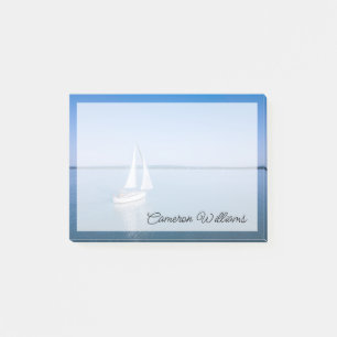 Wasser   Yacht am Plattensee Ungarn Post-it Klebezettel