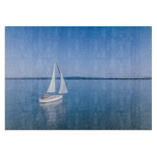 Wasser   Yacht am Plattensee Ungarn Schneidebrett