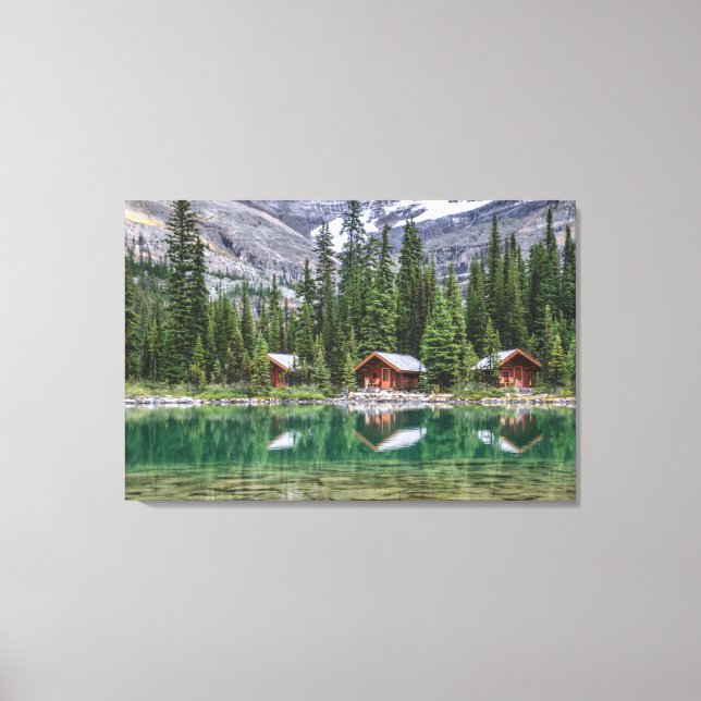 Wasser | Yoho National Park Canada Leinwanddruck (Vorderseite)