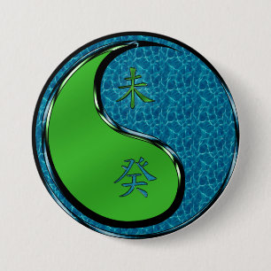 Wasser Ziege Button