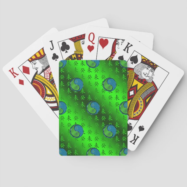 Wasser Ziege Spielkarten (Rückseite)