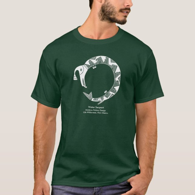 Wasserabfluss, Keramik aus Mimbres T-Shirt (Vorderseite)