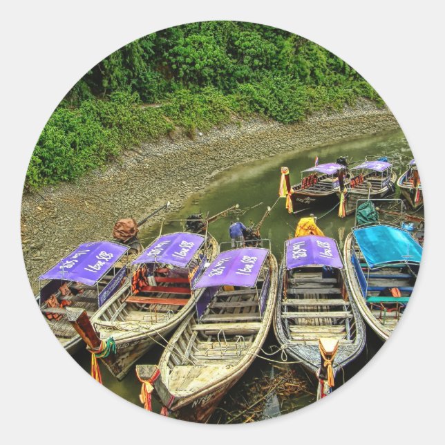 Wasserachse Runder Aufkleber (Vorderseite)