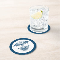 Wasseranker mit Schädel und Blume