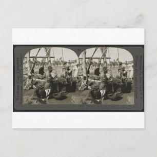 Wasseraufbereitung aus dem Nil in Ägypten um 1928 Postkarte