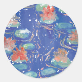 Wasseraufkleber Runder Aufkleber