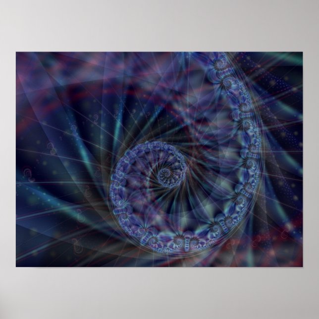 Wasserausstoß Poster (Vorne)