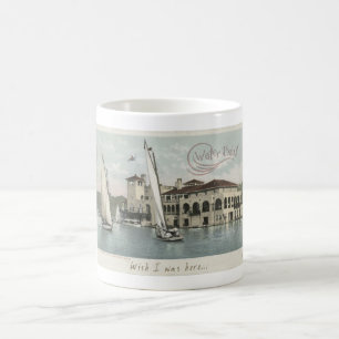 Wasserbaby-Segelschiffe im Vintage-Stil Kaffeetasse