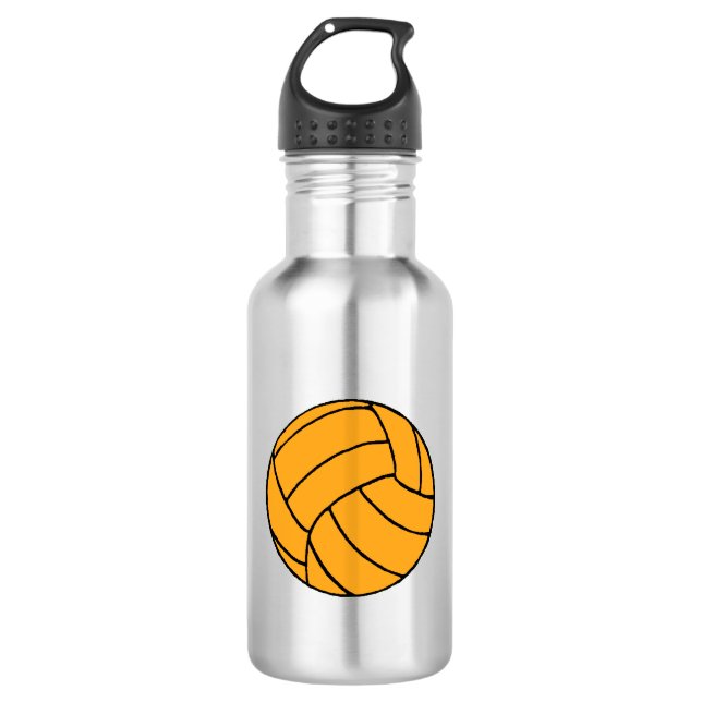 Wasserball-Ball-Grafik Trinkflasche (Vorderseite)