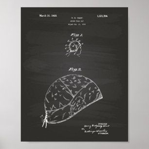 Wasserball-Lücke 1925 Patent Kunst Tafelbild Poster