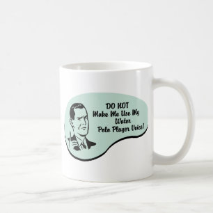 Wasserball-Spieler-Stimme Tasse