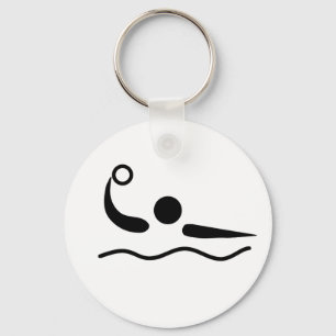 Wasserball Waterpolo Piktogramm Schlüsselanhänger