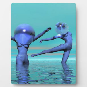 Wasserballett Fotoplatte