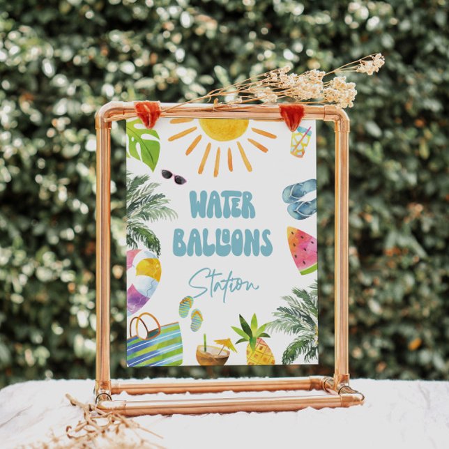 Wasserballon-Station Poster (Von Creator hochgeladen)