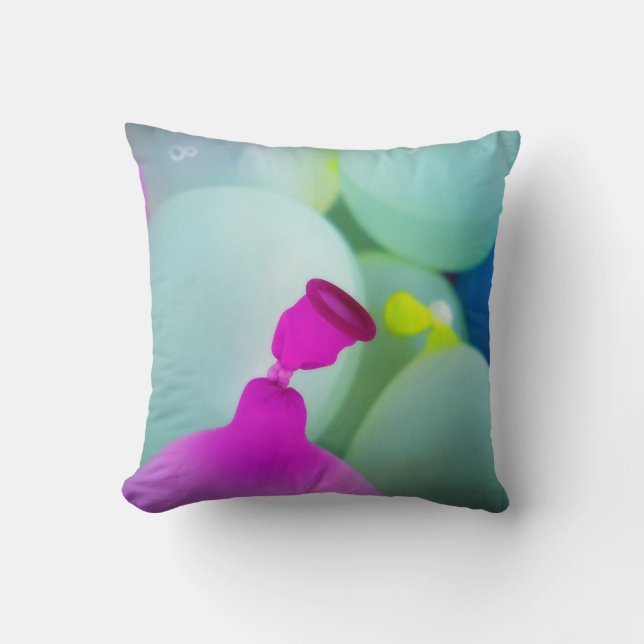 Wasserballons Kissen (Vorderseite)