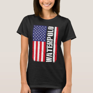 Wasserballspieler Unterwasser Schwimmteam Pool USA T-Shirt