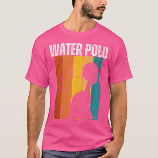 Wasserballspieler Vintage Retro 70er Design Wasser T-Shirt