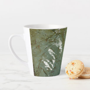 Wasserbedeckte Felsplatte Naturfoto Milchtasse